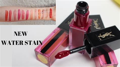 vernis a levres ysl swatches|YSL Water Lip Stain Swatches and Review – Escentual.